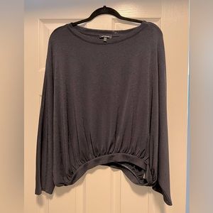 Express medium Soft knit dolman long sleeve top dark blue light weight like new